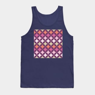 Geometric Pattern: Circle Nested: Orchid Tank Top